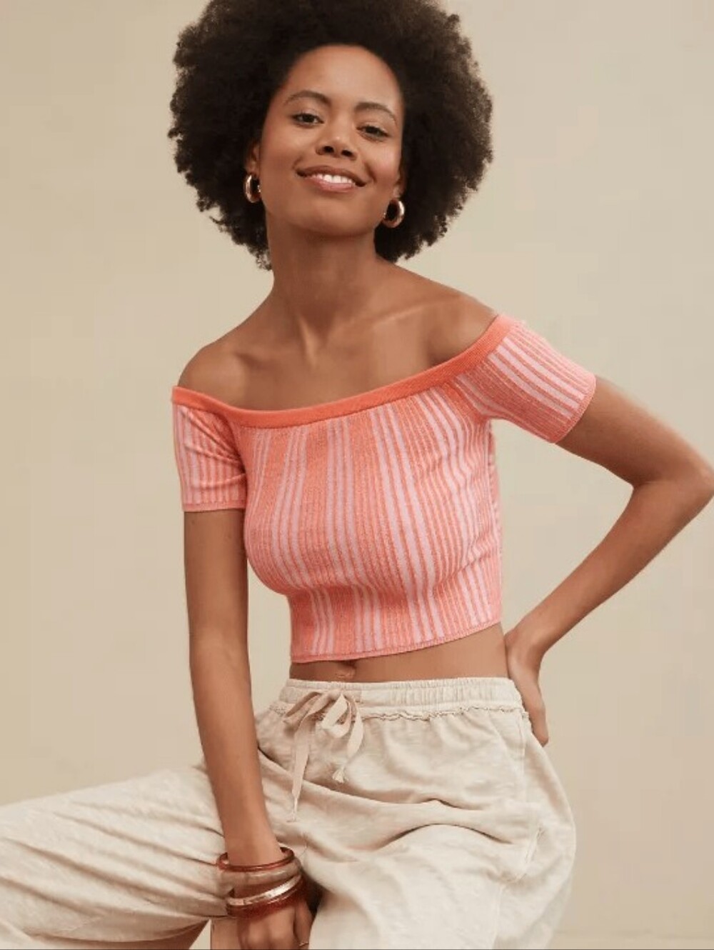 Aerie - Reversible Sweater Cropped Top